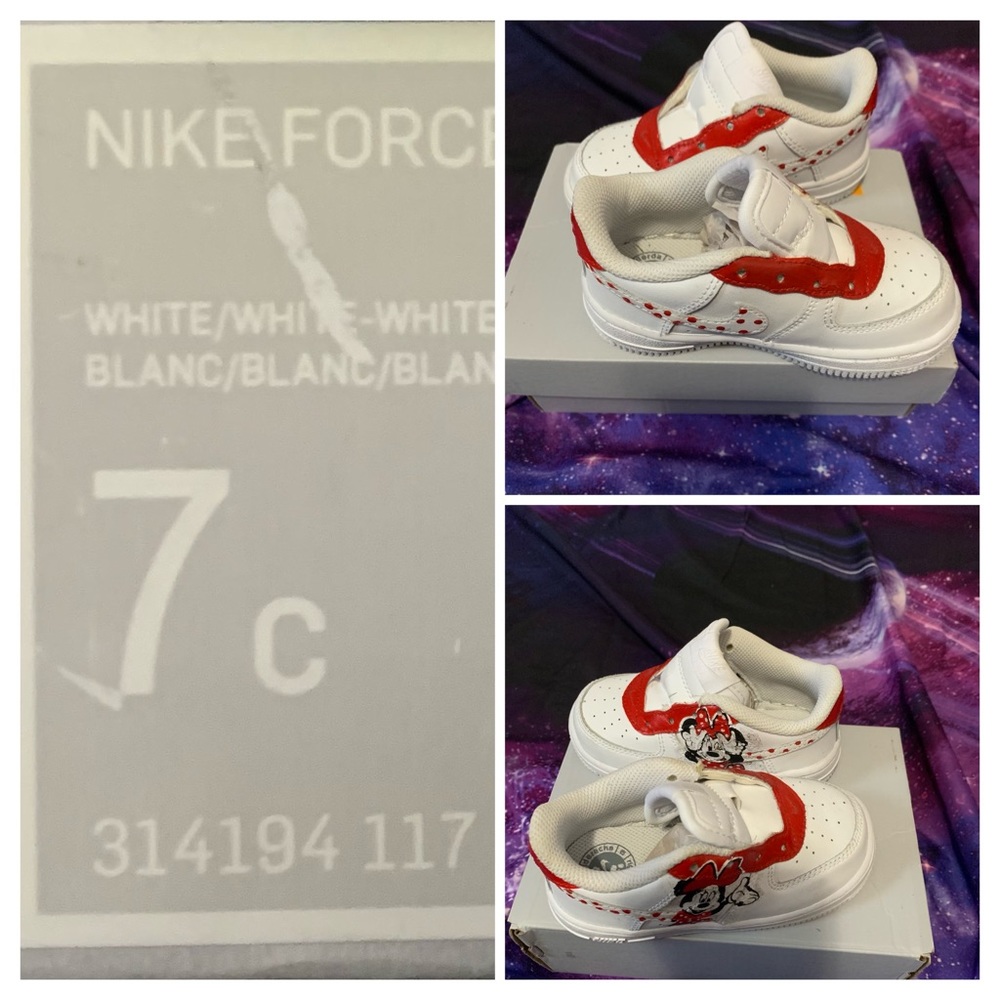 Kids Minnie Mouse Air Force 1